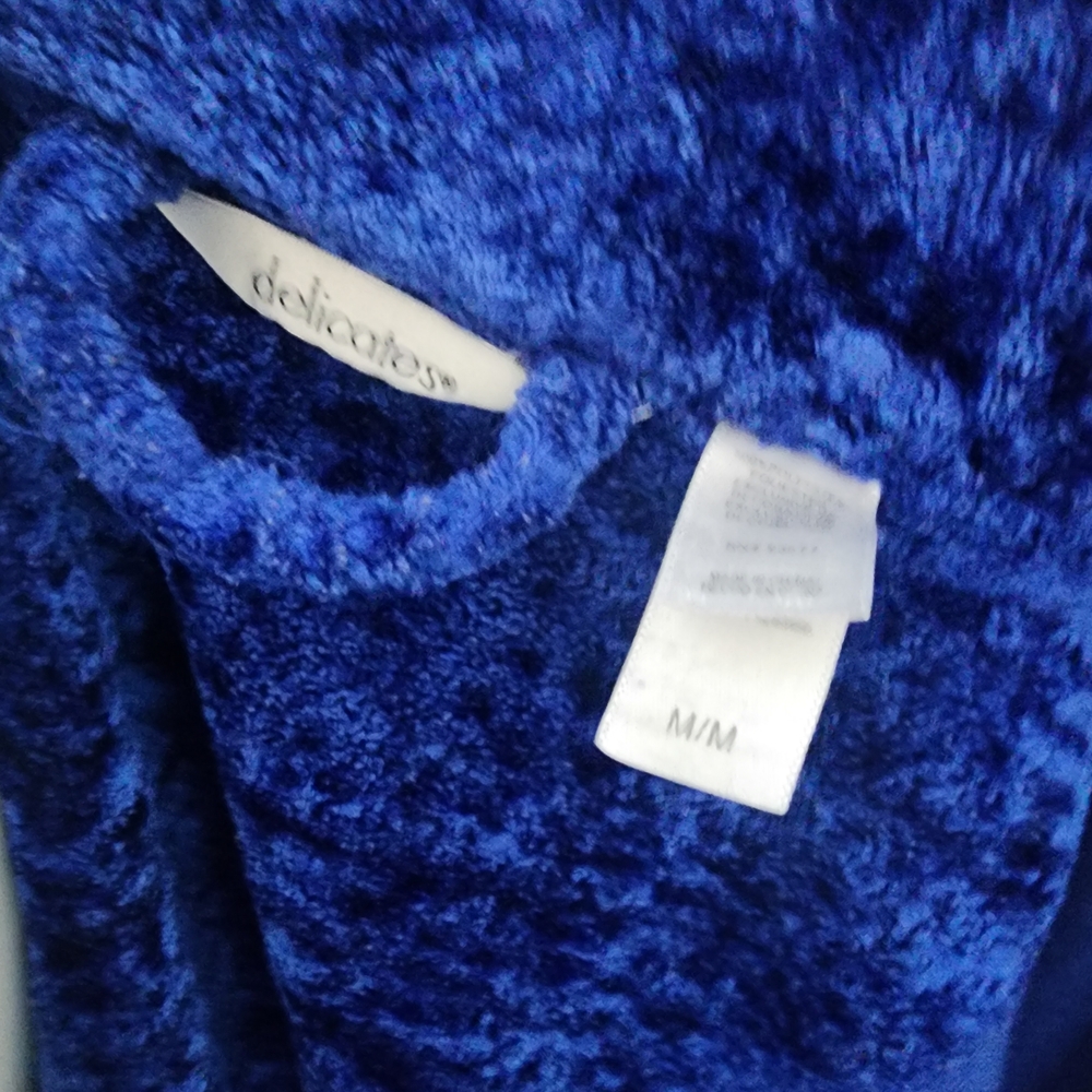 Delicates Plush Royal Blue Robe - Picture 5 of 6